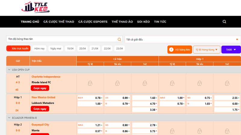Giới Thiệu Về Trang Tỷ Lệ Kèo 1 Giới thiệu tổng quan trang football-week.com